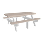 6' Rectangular Picnic Table from LuxCraft