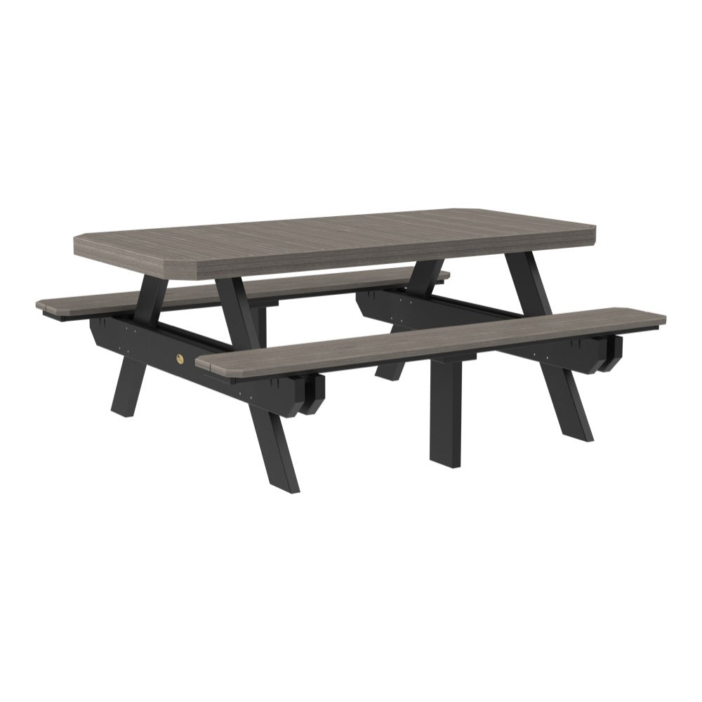 6' Rectangular Picnic Table from LuxCraft