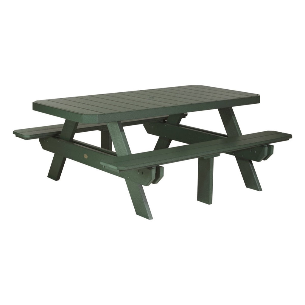 6' Rectangular Picnic Table from LuxCraft