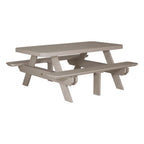 6' Rectangular Picnic Table from LuxCraft