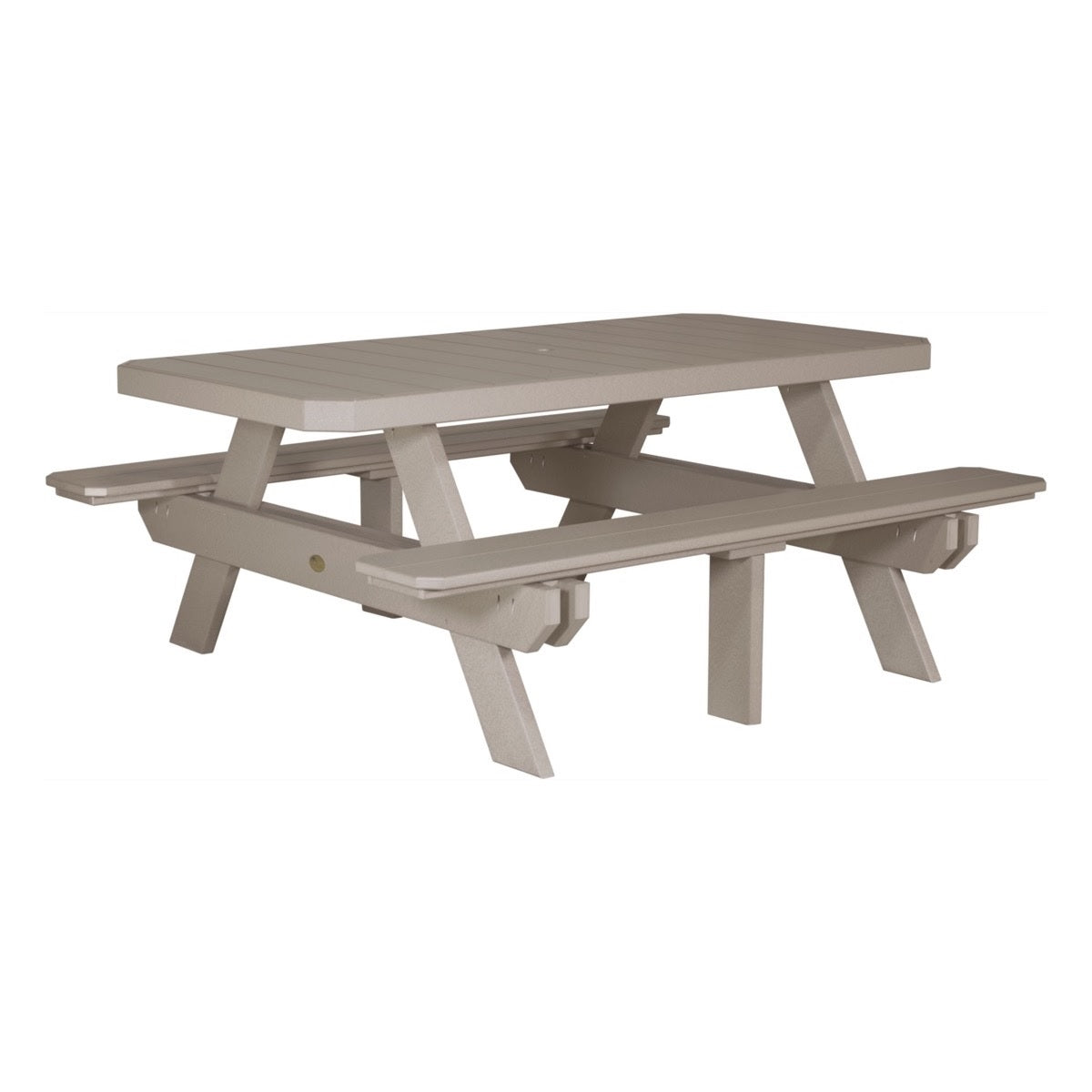 6' Rectangular Picnic Table from LuxCraft