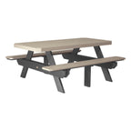6' Rectangular Picnic Table from LuxCraft