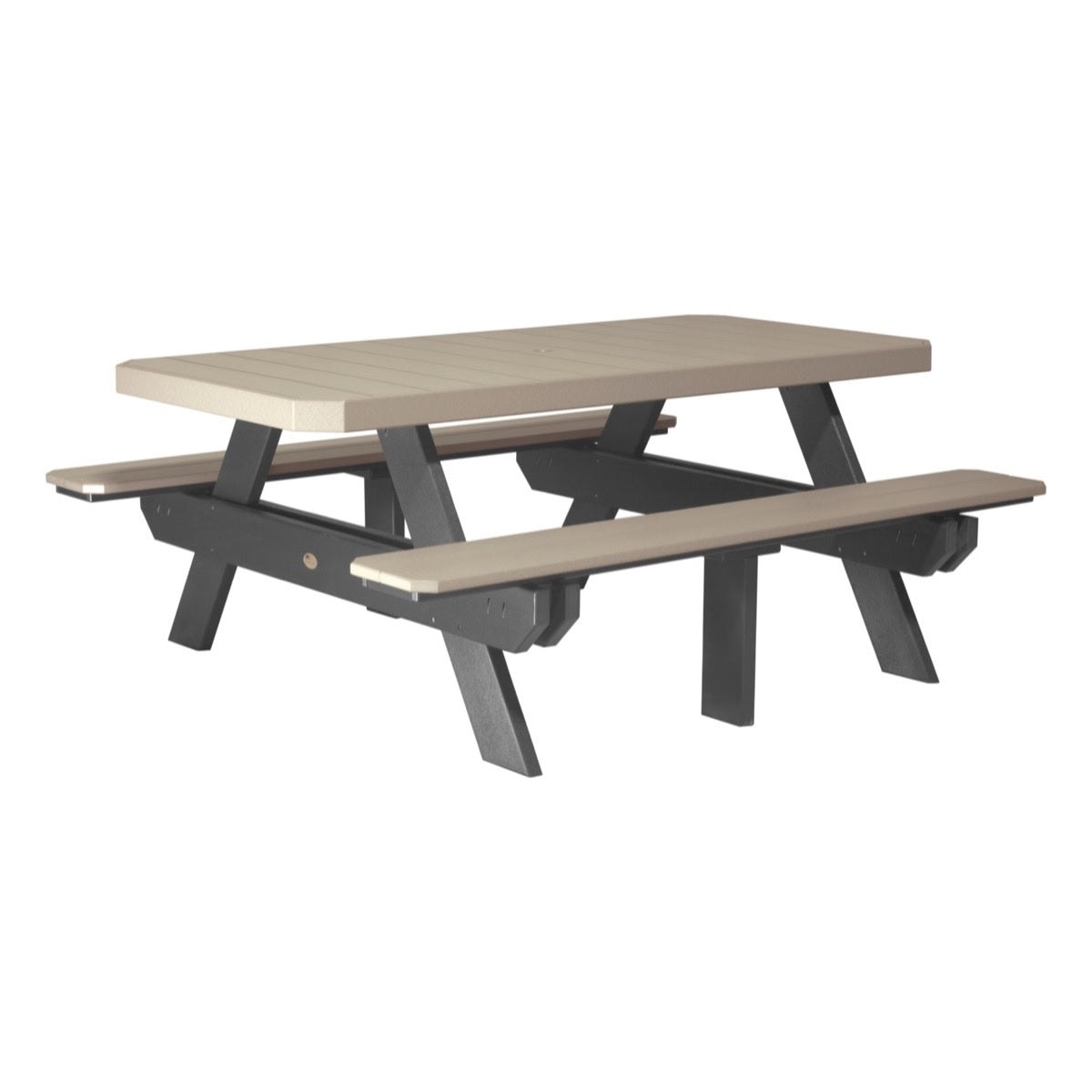 6' Rectangular Picnic Table from LuxCraft