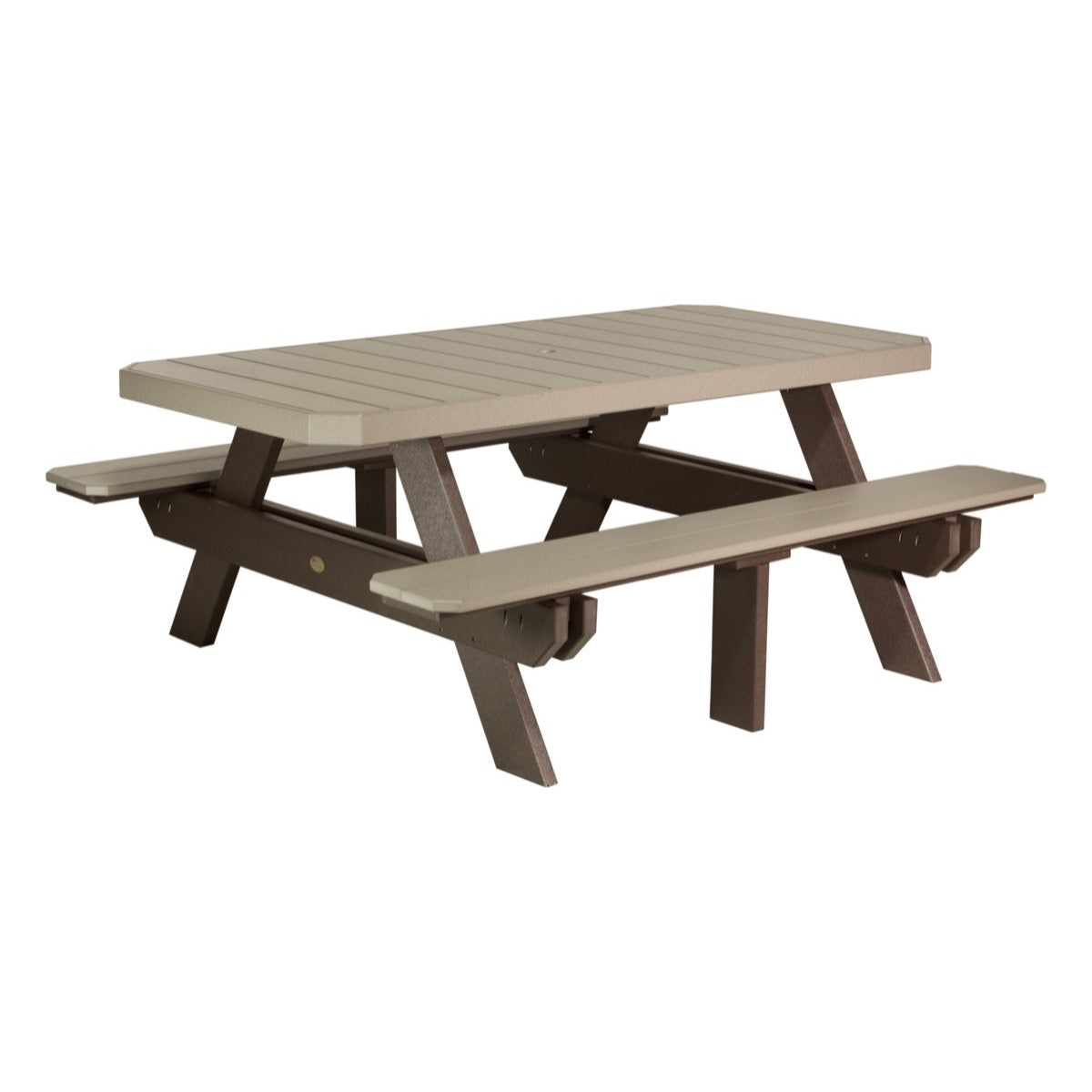 6' Rectangular Picnic Table from LuxCraft