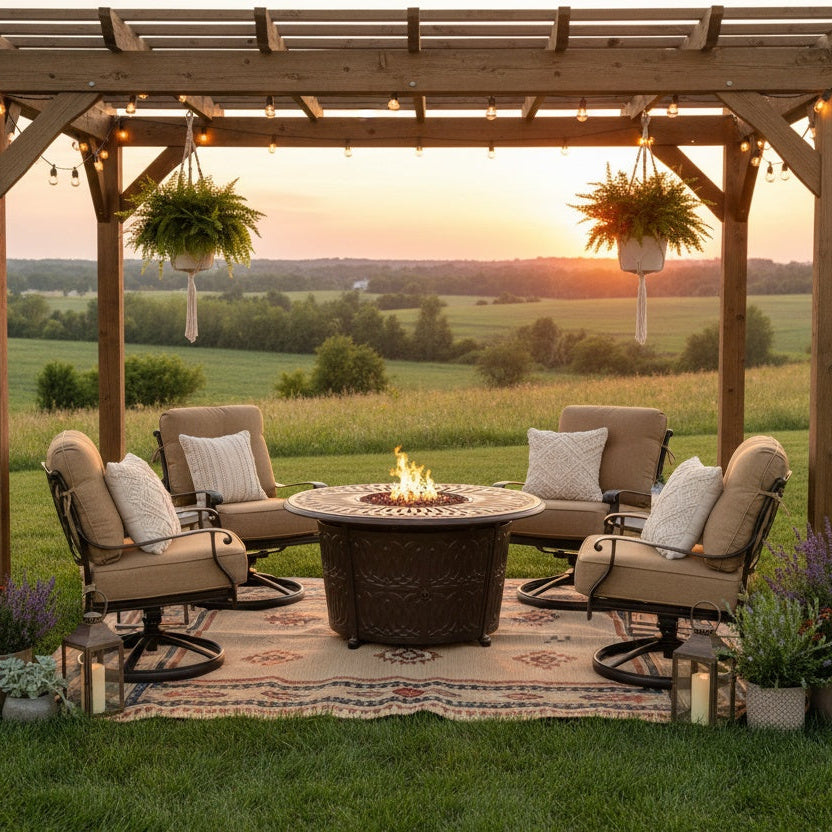 Madison Cushioned Lounging & Chat Collection
