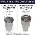 YETI Rambler® Tumbler Series Lid & Straw