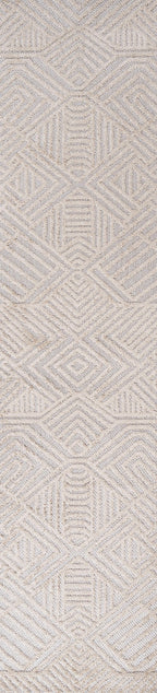 Jordan High-Low Pile Art Deco Geometric  Indoor/Outdoor Area Rug