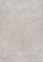 Jordan High-Low Pile Art Deco Geometric  Indoor/Outdoor Area Rug