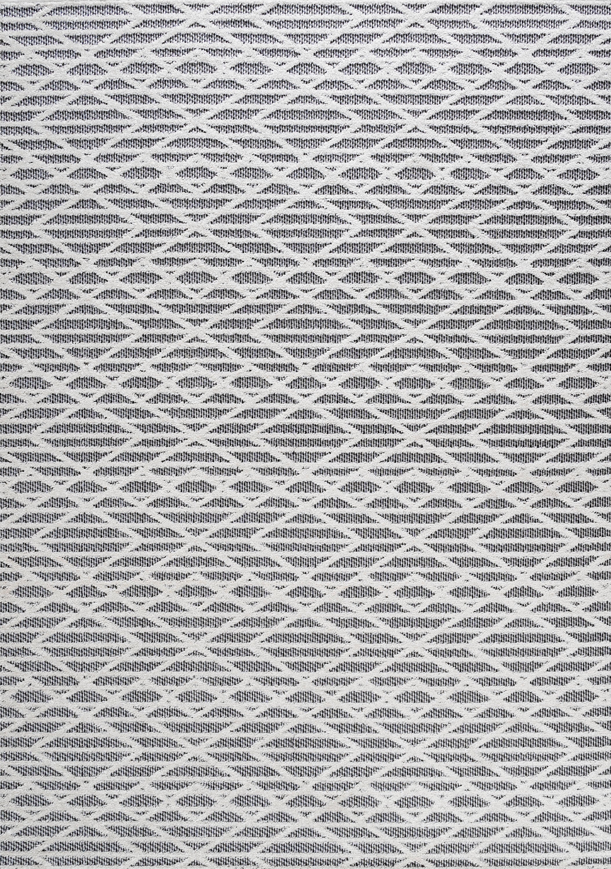 Ararat High-Low Pile Moroccan Diamond Modern  Indoor/Outdoor Area Rug