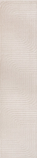 Odense High-Low Minimalist Angle Geometric Indoor/Outdoor Area Rug