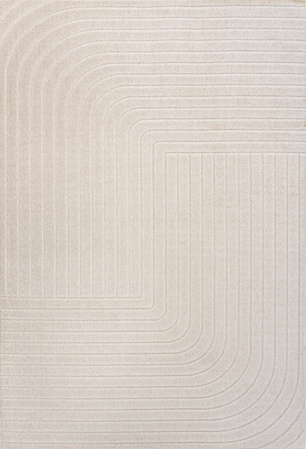 Odense High-Low Minimalist Angle Geometric Indoor/Outdoor Area Rug