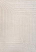 Odense High-Low Minimalist Angle Geometric Indoor/Outdoor Area Rug