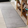 Odense High-Low Minimalist Angle Geometric Indoor/Outdoor Area Rug