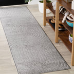 Odense High-Low Minimalist Angle Geometric Indoor/Outdoor Area Rug