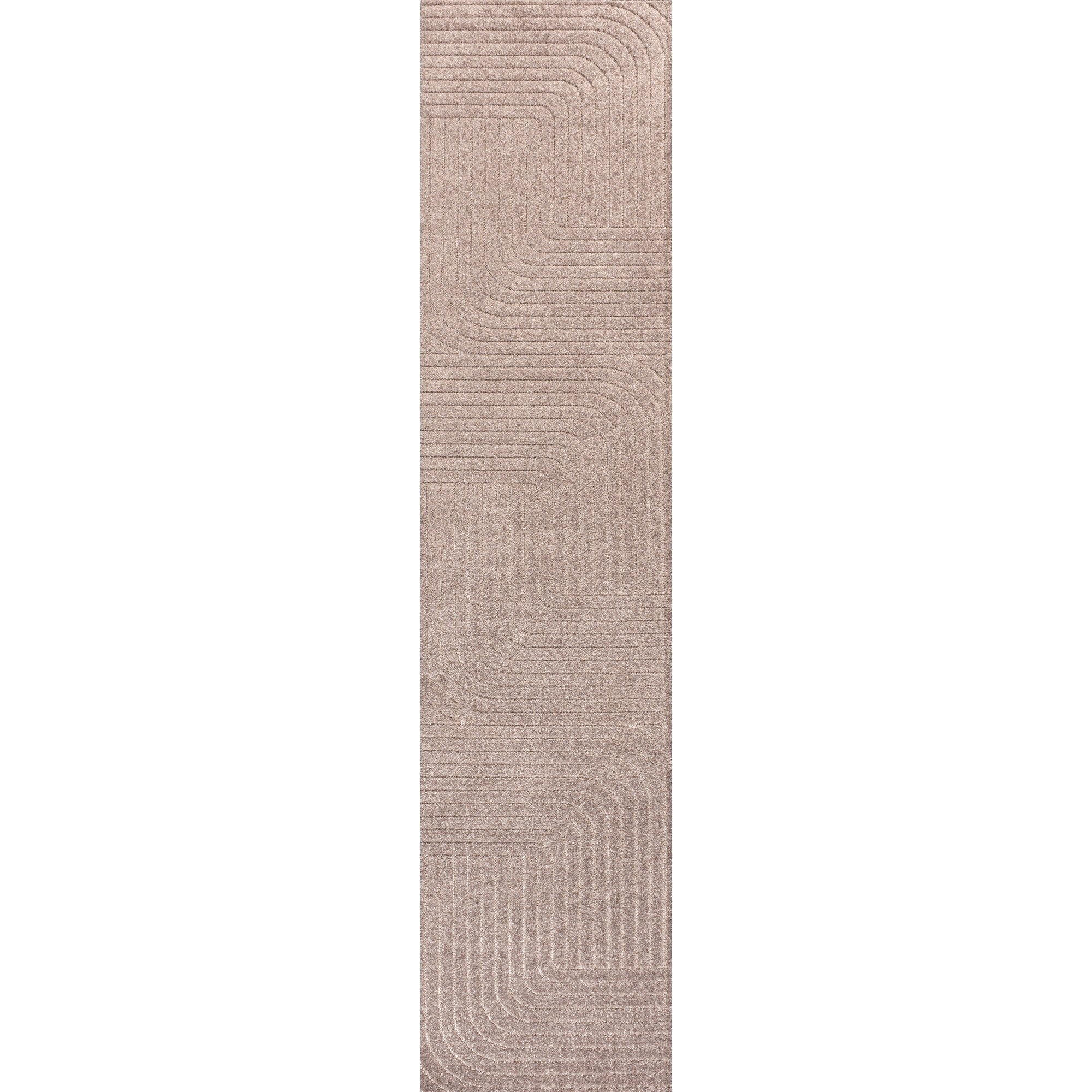 Odense High-Low Minimalist Angle Geometric Indoor/Outdoor Area Rug