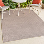 Odense High-Low Minimalist Angle Geometric Indoor/Outdoor Area Rug