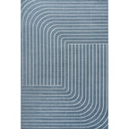 Odense High-Low Minimalist Angle Geometric Indoor/Outdoor Area Rug