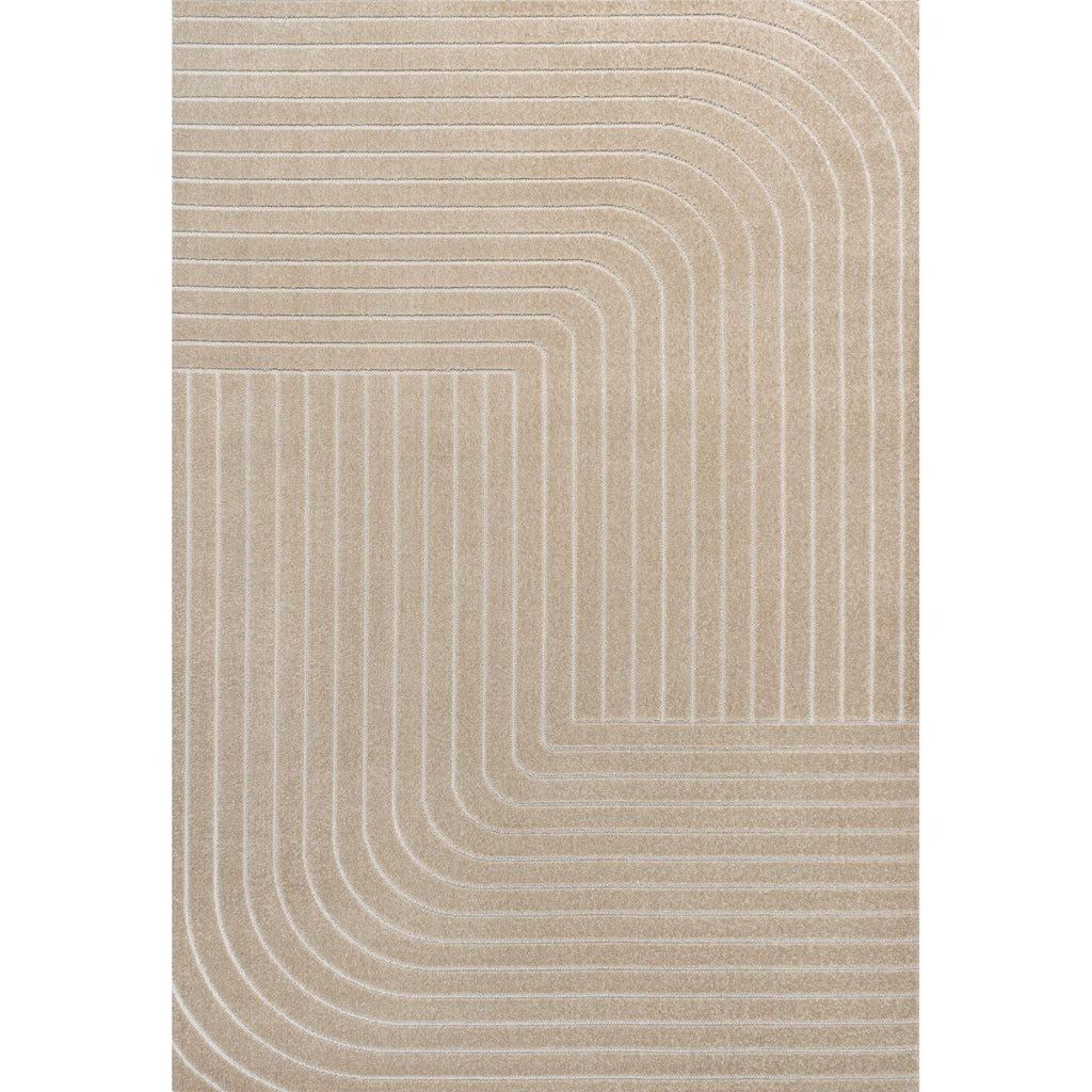 Odense High-Low Minimalist Angle Geometric Indoor/Outdoor Area Rug