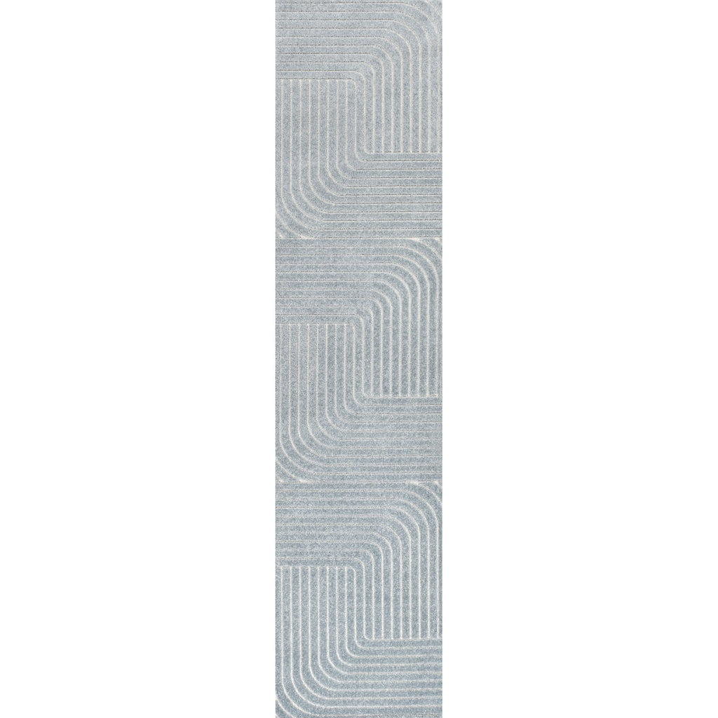 Odense High-Low Minimalist Angle Geometric Indoor/Outdoor Area Rug