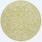 Tela Bohemian Textured Weave Floral Indoor/Outdoor Area Rug