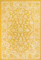 Tela Bohemian Textured Weave Floral Indoor/Outdoor Area Rug