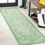 Tela Bohemian Textured Weave Floral Indoor/Outdoor Area Rug
