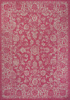 Tela Bohemian Textured Weave Floral Indoor/Outdoor Area Rug