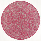 Tela Bohemian Textured Weave Floral Indoor/Outdoor Area Rug