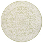 Sinjuri Medallion Textured Weave Indoor/Outdoor Area Rug