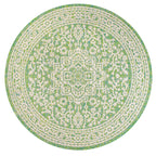 Sinjuri Medallion Textured Weave Indoor/Outdoor Area Rug