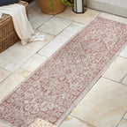 Rozetta Boho Medallion Textured Weave Indoor/Outdoor Area Rug