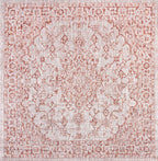 Rozetta Boho Medallion Textured Weave Indoor/Outdoor Area Rug