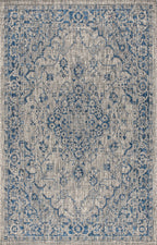 Rozetta Boho Medallion Textured Weave Indoor/Outdoor Area Rug