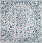 Rozetta Boho Medallion Textured Weave Indoor/Outdoor Area Rug