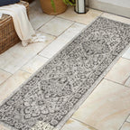 Rozetta Boho Medallion Textured Weave Indoor/Outdoor Area Rug