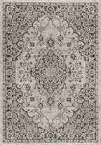 Rozetta Boho Medallion Textured Weave Indoor/Outdoor Area Rug
