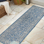 Palazzo Vine and Border Textured Weave Indoor/Outdoor Area Rug