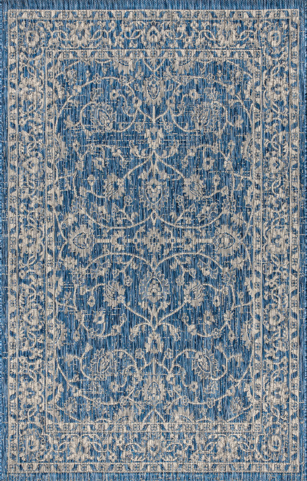 Palazzo Vine and Border Textured Weave Indoor/Outdoor Area Rug