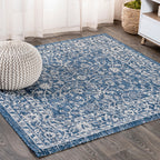 Palazzo Vine and Border Textured Weave Indoor/Outdoor Area Rug