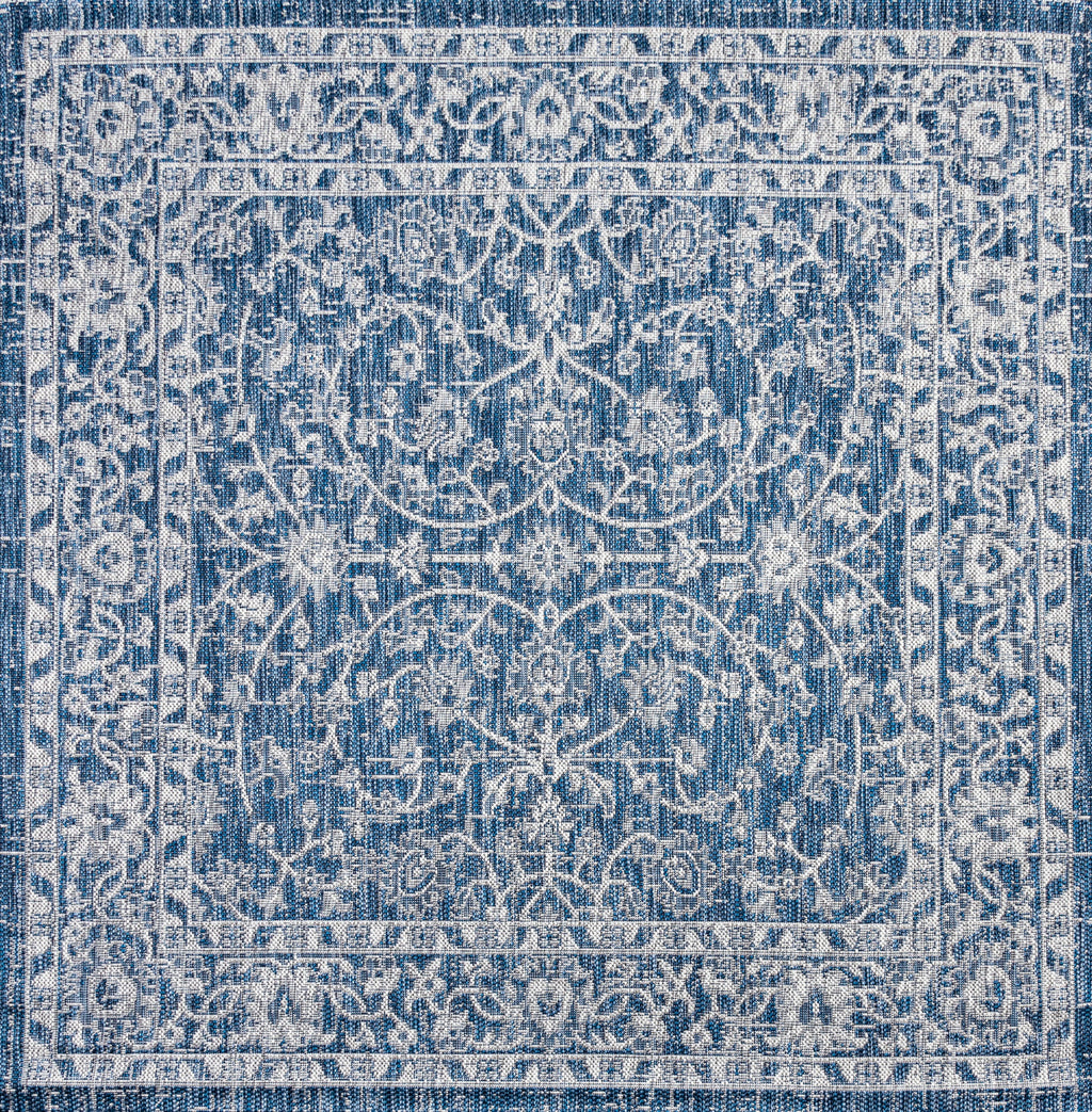 Palazzo Vine and Border Textured Weave Indoor/Outdoor Area Rug