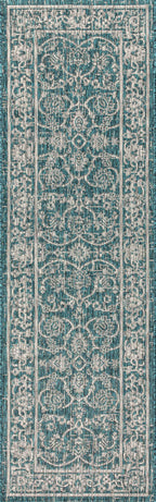 Palazzo Vine and Border Textured Weave Indoor/Outdoor Area Rug
