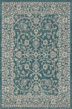 Palazzo Vine and Border Textured Weave Indoor/Outdoor Area Rug