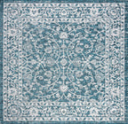 Palazzo Vine and Border Textured Weave Indoor/Outdoor Area Rug