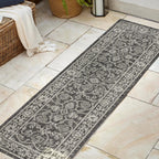 Palazzo Vine and Border Textured Weave Indoor/Outdoor Area Rug