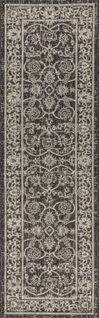 Palazzo Vine and Border Textured Weave Indoor/Outdoor Area Rug