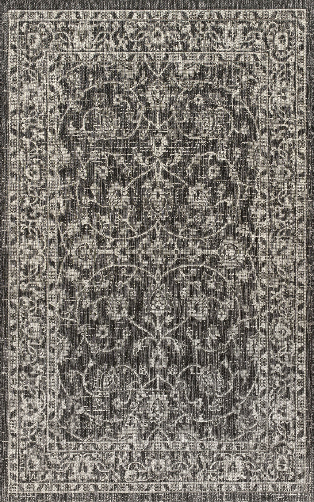 Palazzo Vine and Border Textured Weave Indoor/Outdoor Area Rug