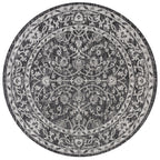 Palazzo Vine and Border Textured Weave Indoor/Outdoor Area Rug