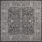 Palazzo Vine and Border Textured Weave Indoor/Outdoor Area Rug