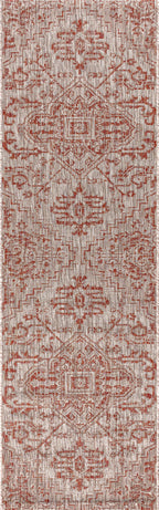Estrella Bohemian Medallion Textured Weave Indoor/Outdoor Area Rug