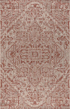 Estrella Bohemian Medallion Textured Weave Indoor/Outdoor Area Rug